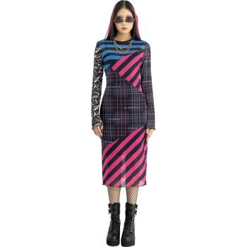 KILLSTAR дамска рокля KILLSTAR x MATTEL MONSTER HIGH - 2010 Rock Tour - мулти - KSRA011125