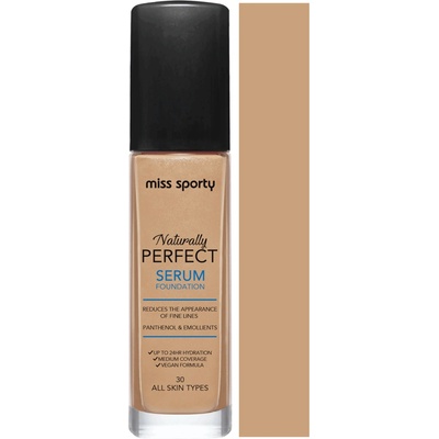 Miss Sporty Naturally Perfect Serum Hydratačný podkladový tónovací krém 30 30 ml