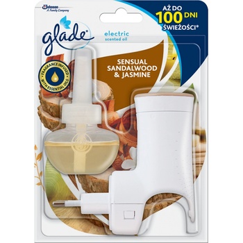 Glade Elektrický Osviežovač Vzduchu Santalové Drevo Jazmín Set 20 ml