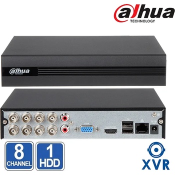 Image 1 of Dahua 8 Канално цифрово записващо устройство Dahua XVR1B08 / Penta-brid - AHD / TVI / CVI / IP камери (XVR1B08)