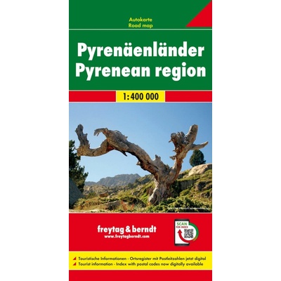 Freytag a Berndt Pyreneje 1:400 000 automapa