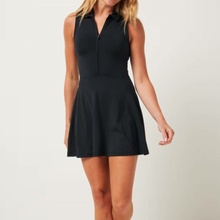 Travis Mathew Moveknit Sleev/less Zip Dress Black