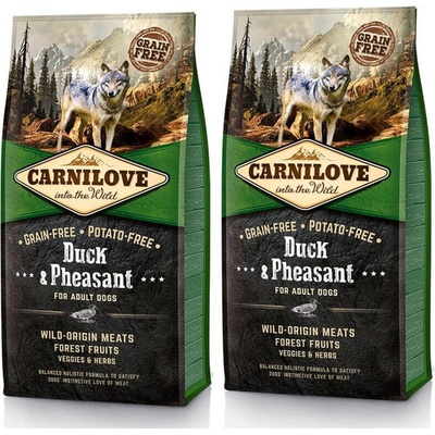 Carnilove Duck & Pheasant for Adult Dogs 2 x 12 kg