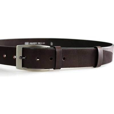 Penny Belts pánský kožený opasek 504-40 tmavě hnědý