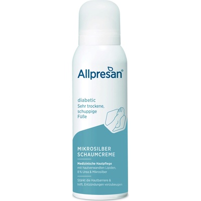 Allpresan Diabetic Microsilver + Repair krémová pěna 125 ml