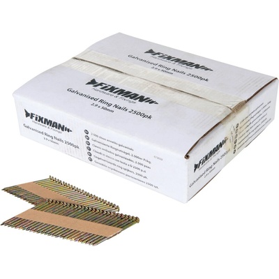 FiXMAN Klinec 50 × 2,9 mm, žltý pozinkovaný, Fixman, súprava 2 500 ks 672632