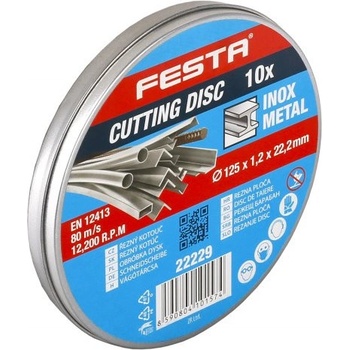 Festa Levior Kotouč řezný 125 x 1,2 x 22,2 mm 22229 10 ks