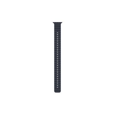 Apple Watch 49mm Band: Navy Ocean Band Extension - Natural Titanium Finish (mxtj3zm/a)