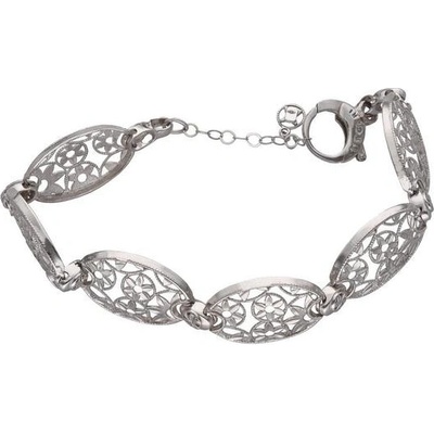 Zlaton náramek bílé zlato 000450108141