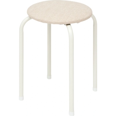 5five Simply Smart Taburet s měkkým béžovým sedákem, výška 46 cm béžová