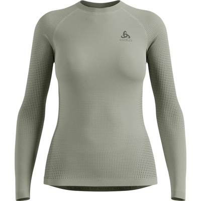 Odlo Дамско синтетично термобельо Odlo Women's BL Top Crew Neck L/S Performance Warm Eco Synthetic base layer - Shadow - размер XL (114-1855-0815)