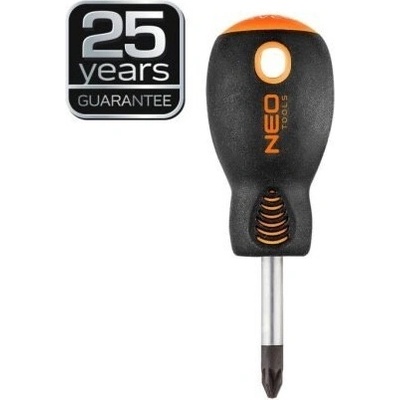 NEO TOOLS Šroubovák křížový PZ2 x 38mm S2 | 100mm, 04-033