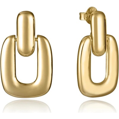 Viceroy Minimalistické pozlátené náušnice 2317E100-00