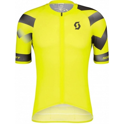 Scott s krátkým rukávem RC PREMIUM CLIMBER černá/žlutá