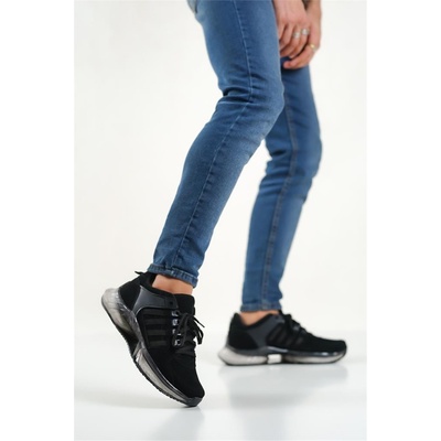 BOA Shoes Мъжки спортни обувки от велур ba0590 - Черни #382100 (382100_Черно)