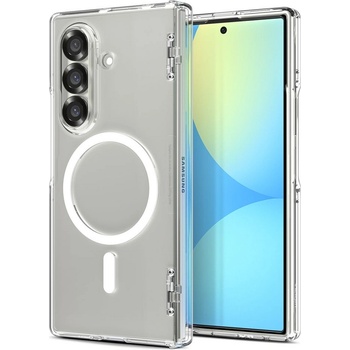 Spigen Удароустойчив кейс с MagSafe пръстен за Samsung Galaxy Z Fold 7 от Spigen Ultra Hybrid Mag - Clear / White (8800283303810)