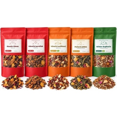 Vianočná čajová kolekcia (5 × 100 g)