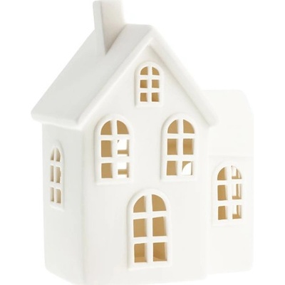 Keramický svícen domeček Byn nr 8 White Storefactory Scandinavia