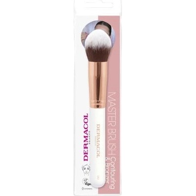 Dermacol Accessories Master Brush by Petra Lovely Hair štetec na kontúrovanie a bronzer D53 Rose Gold