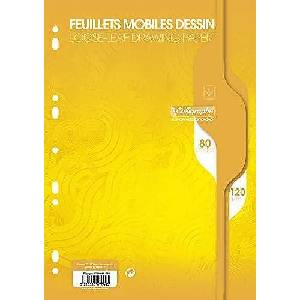 Clairefontaine Калиграфска хартия А4 80л. с 9 дупки Clairefontaine 7099C