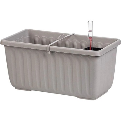 Plastia kvetináč samozavlažovací Siesta LUX - taupe 40 cm