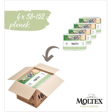 MOLTEX Pure & Nature Mini 3-6 kg 4 x 38 ks