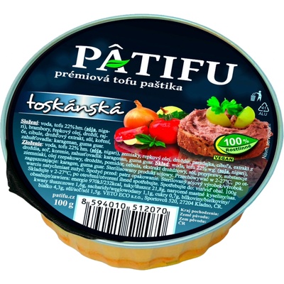 Veto Patifu Paštika tofu toskánská 100 g