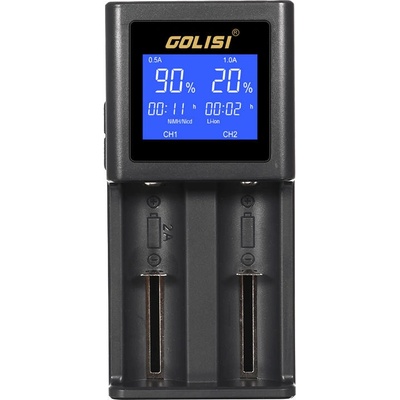 Golisi S2 2.0A chytrá nabíječka s LCD displejem