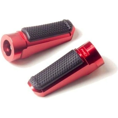 PUIG Stupačky bez adaptéru PUIG SPORT 7318R červené s gumou