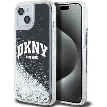 DKNY Кейс DKNY Liquid Glitter Big Logo за iPhone 14 / 15 / 13, черен (3666339270711)