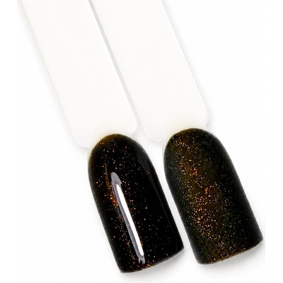 NL nails professional Uv Led barevný gel glitter black jantar 5ml