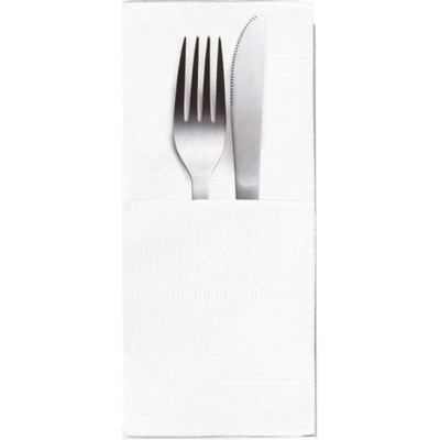 Wimex Servítky 40x40cm 3V na príbor biele 8f 1 600 ks