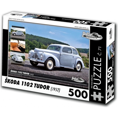 Retro-auta Škoda 1102 Tudor 1952 500 dílků