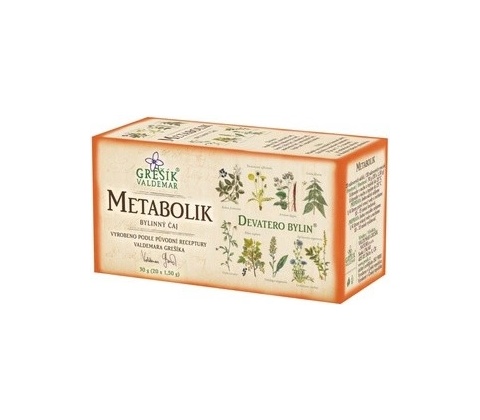Grešík Devatero bylin Metabolik 20 ks