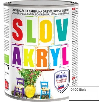 Slovlak Slovakryl 0,75 Kg biely