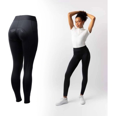 Horze Jeggings Maia Full Grip dámské černá – Zboží Dáma