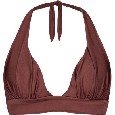 Barts Дамско бикини горнище Barts Women's Isla Triangle Halter Bikini top - Maroon - размер 36 (EU) (150-6454-0211)