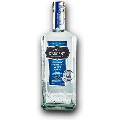 D' Argent The Blue Gentlemen's Gin 40% 0,7 l (holá láhev)