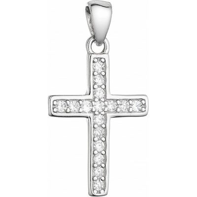 Pavona Stříbrný přívěsek křížek se zirkony 14024.1