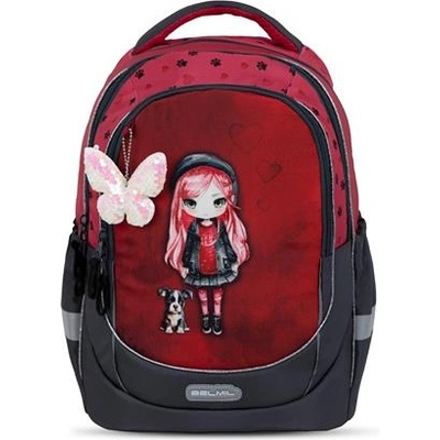 Belmil Ученическа чанта, с цип, BELMIL "Leisure Plus Ladybug Girl", сом 338-87/10 (338-87/10)