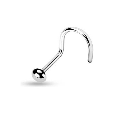 Šperky4U zahnutý piercing do nosu N01065-04