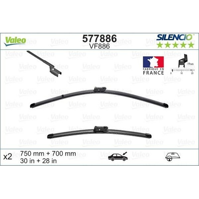 Valeo Silencio X-TRM 750+700 mm 2 ks VA VM886