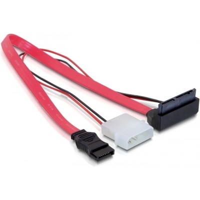 Delock DL82551 микро Sata женски + 2 пина за захранване 5V/3, 3V - Sata женски към Sata женски конверторен кабел (82551)