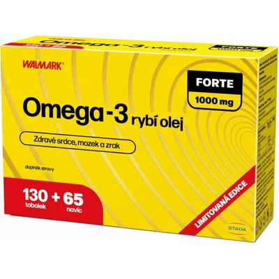 Walmark Omega 3 Forte 1000 mg 130+65 tablet Promo 2025