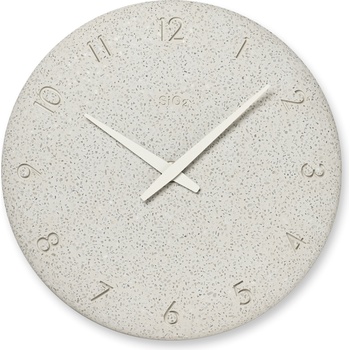 Lemnos Стенен часовник SiO2 бял (NY23-06 WH)