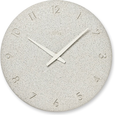 Lemnos Стенен часовник SiO2 бял (NY23-06 WH)