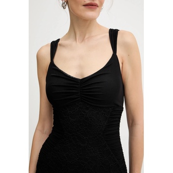 GUESS Рокля Guess CAITLYN в черно среднодълга с кройка по тялото W5BK17 KB7V2 (W5BK17.KB7V2)