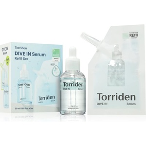Torriden Dive In Serum Refill Set интензивен хидратиращ серум за озаряване на лицето + резервен пълнител 2x50ml