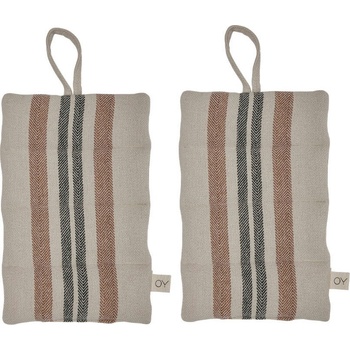 OYOY Linu кухненски ръкавици, бежово-кафяви, 2 бр (L301288)