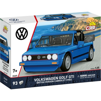 Cobi 24661 Volkswagen Golf (1974) Polizei, 1:35, 77 k